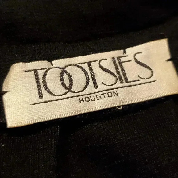 Vintage Tootsies Houston Black Coat - Picture 4 of 6